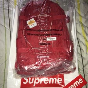 Supreme FW18 Red Backpack